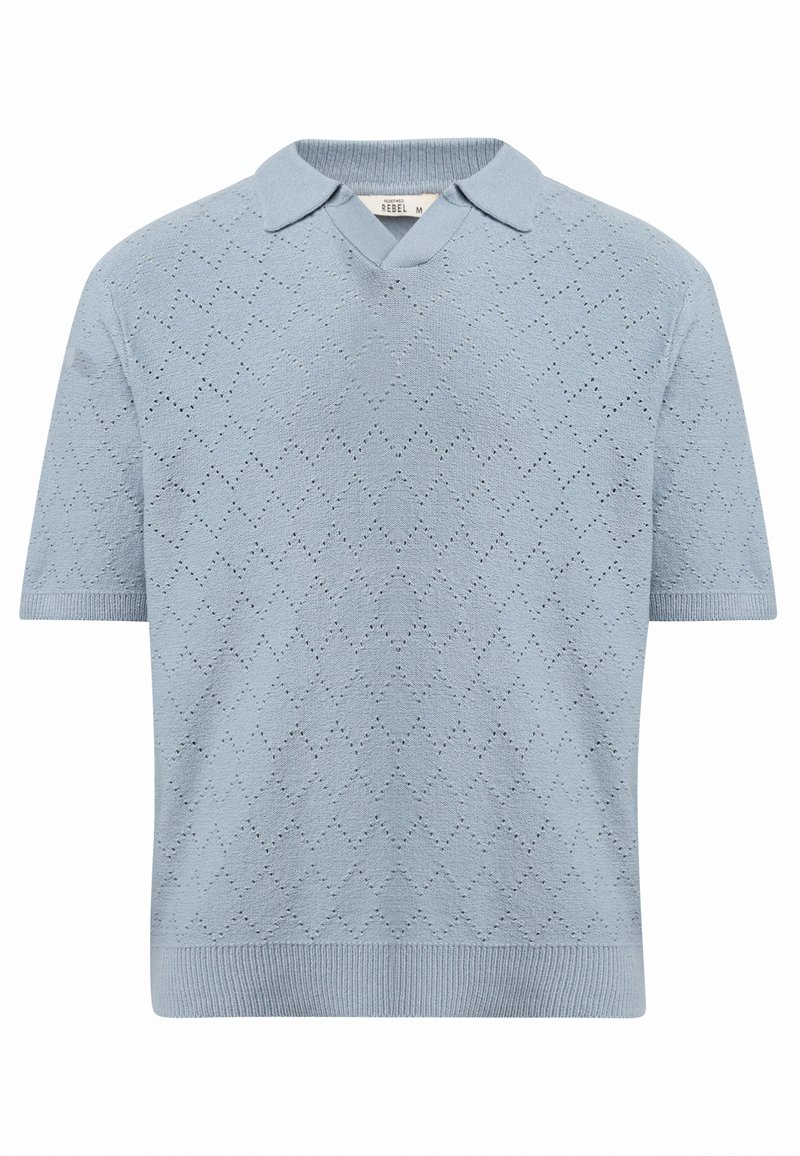 Redefined Rebel Poloshirt blauw Redefined Rebel Poloshirt blauw