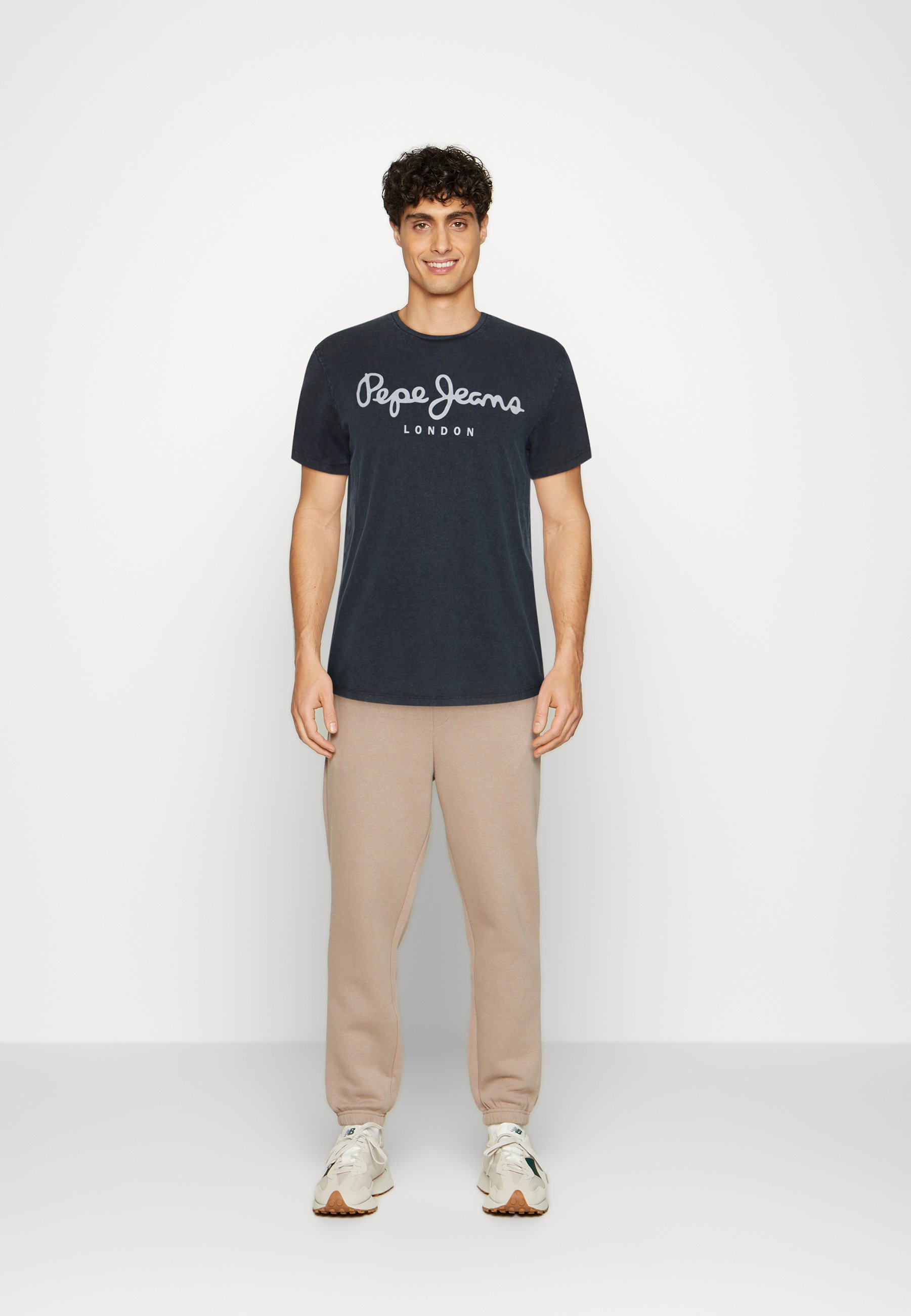 Pepe Jeans ESSENTIAL TEE - Print T-shirt - indigo/dark blue - Zalando.co.uk