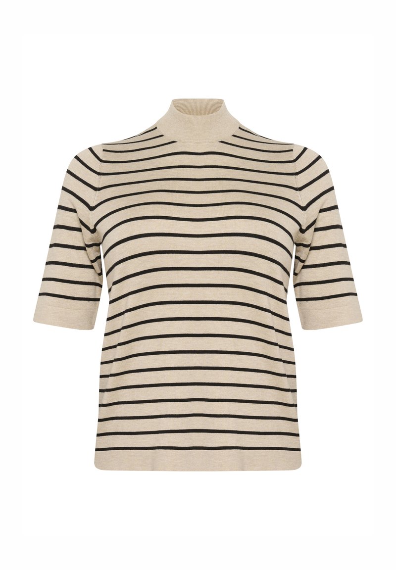 Kaffe Curve T-shirt print beige