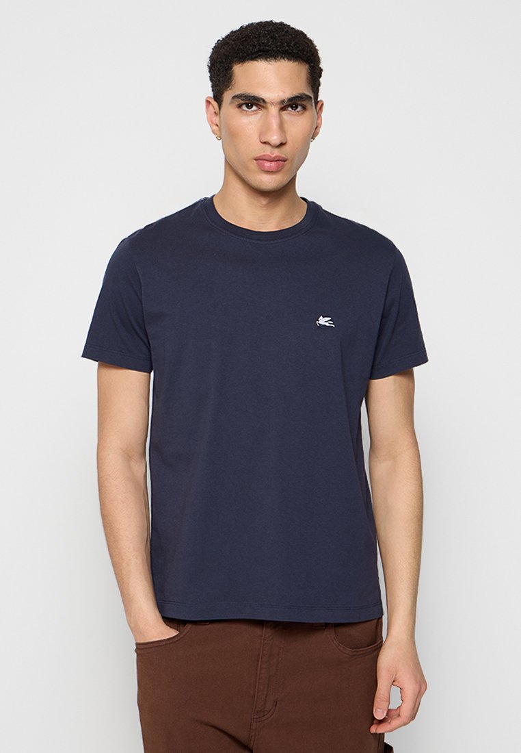 ETRO T-shirt basic donkerblauw ETRO T-shirt basic donkerblauw