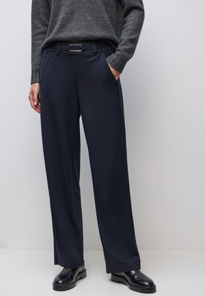 Street One STRAIGHT LEG MIT DETAIL - Broek - blau