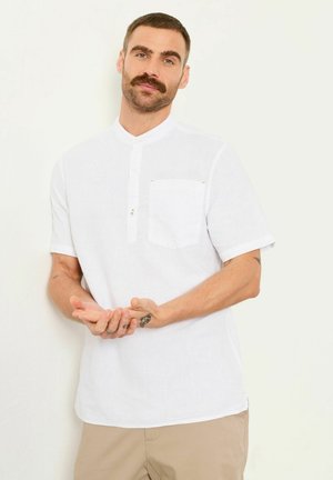 FatFace, REGULAR FIT - SHORT SLEEVE GRANDAD POPOVER  - Hemd - white