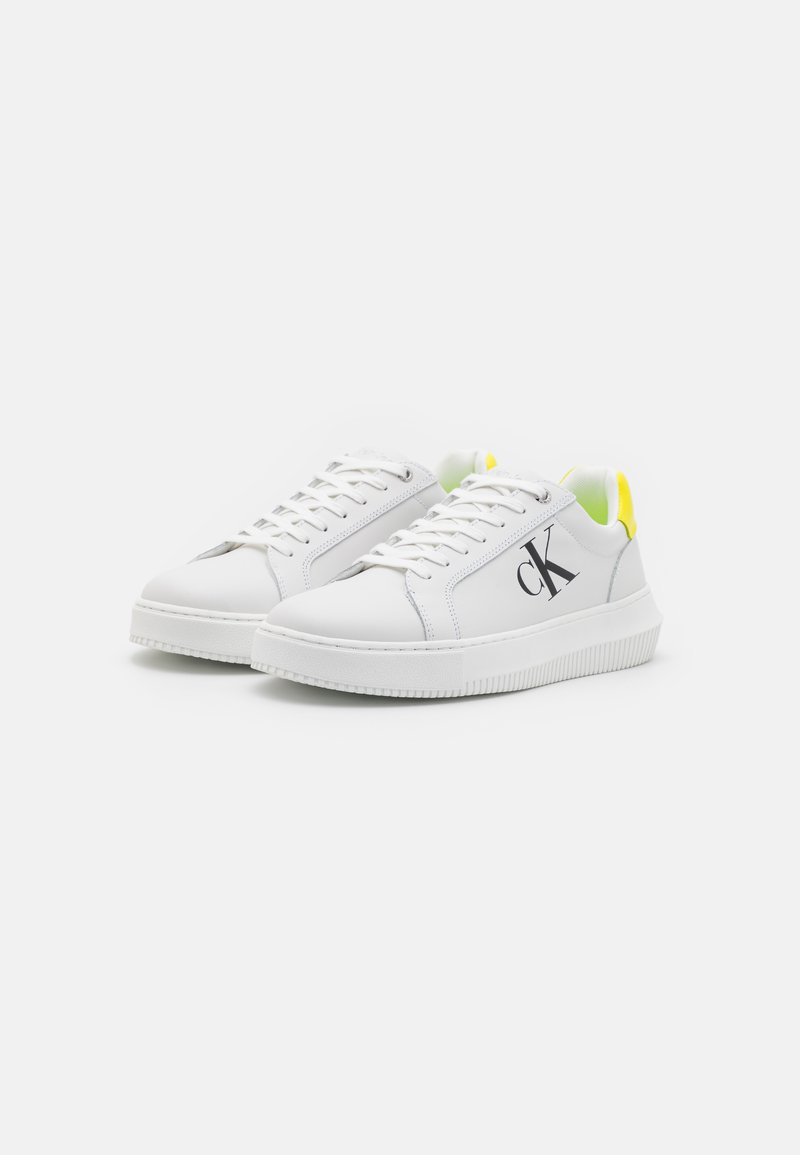 Herren Sneaker low | Calvin Klein Jeans CHUNKY CUPSOLE Sneaker low white/safety yellow/weiß - MV27143 Herren Sneaker low | Calvin Klein Jeans CHUNKY CUPSOLE Sneaker low white/safety yellow/weiß - MV27143