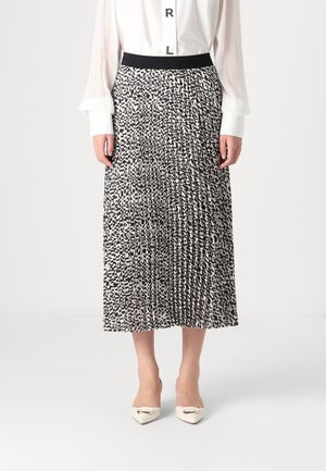 COMMERCIAL  - Pleated skirt - black
