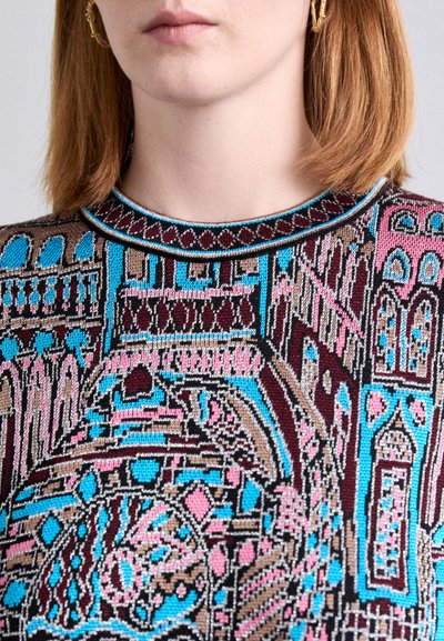 Missoni CREWNECK  - Striktrøje - multicolor red tones