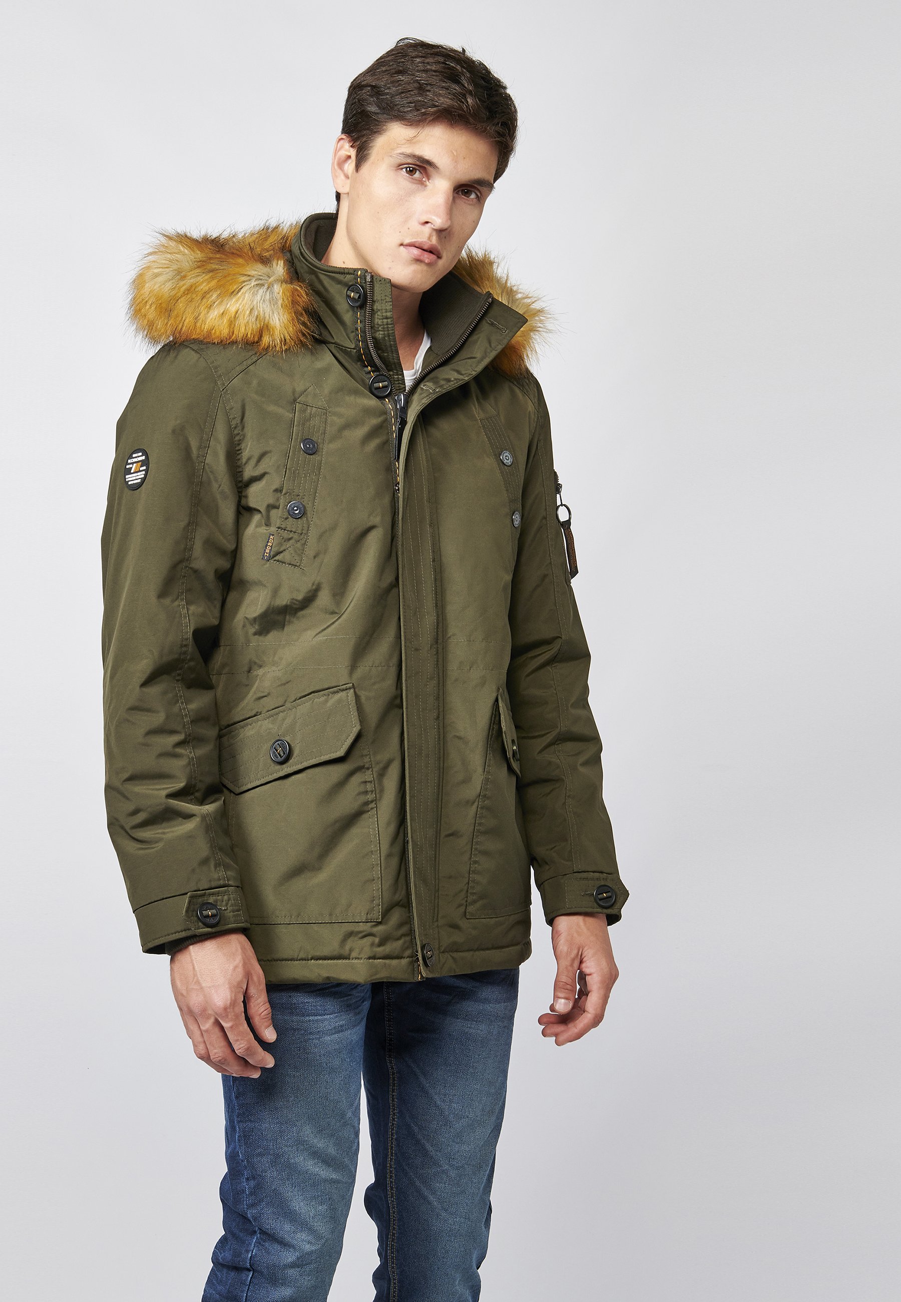 Koroshi Parka - kaki/caqui - Zalando.es