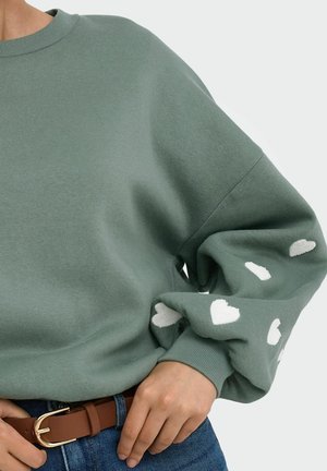 ONLY, ONLMACY O NECK BOX - Sweatshirt - laurel wreath