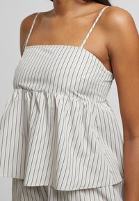 Urban Classics STRIPED CAMI - Topper - cloud white