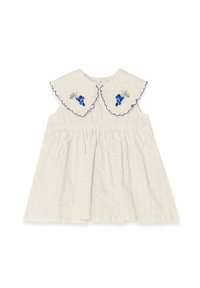 Garbo&Friends SEERSUCKER COLLAR ROMPER DRESS - Vapaa-ajan mekko - ecru