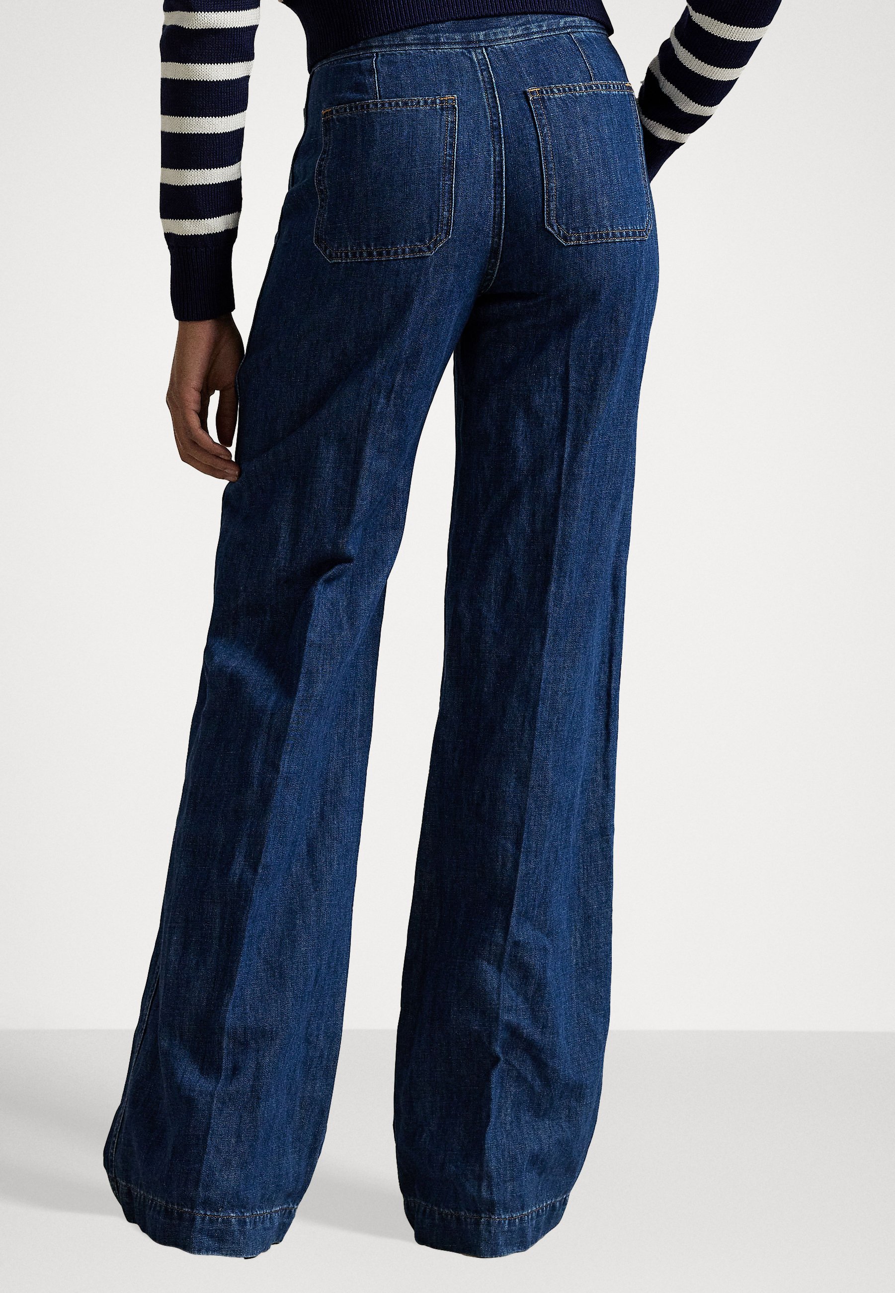 Polo Ralph Lauren WIDE LEG FLARE JEAN - Jean flare - belen wash