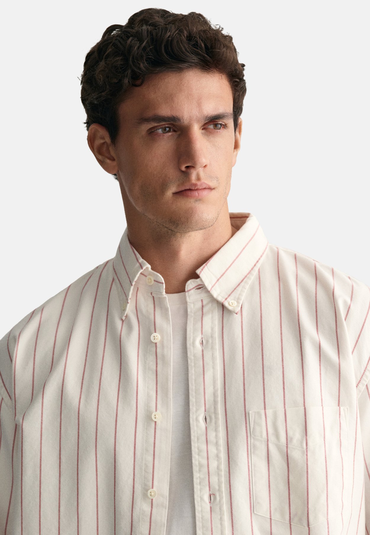 RELAXED FIT STRIPED HERITAGE OXFORD