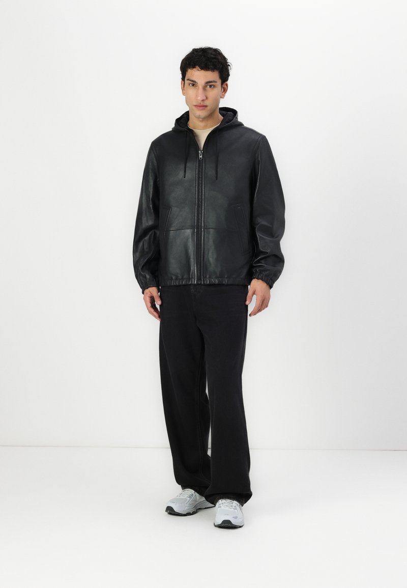 Coach Leren jas zwart Coach Leren jas zwart