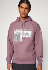 Adidas Terrex NATIONAL GEOGRAPHIC AERO.READY_WARMING HOODY - Felpa con cappuccio - shadow fig