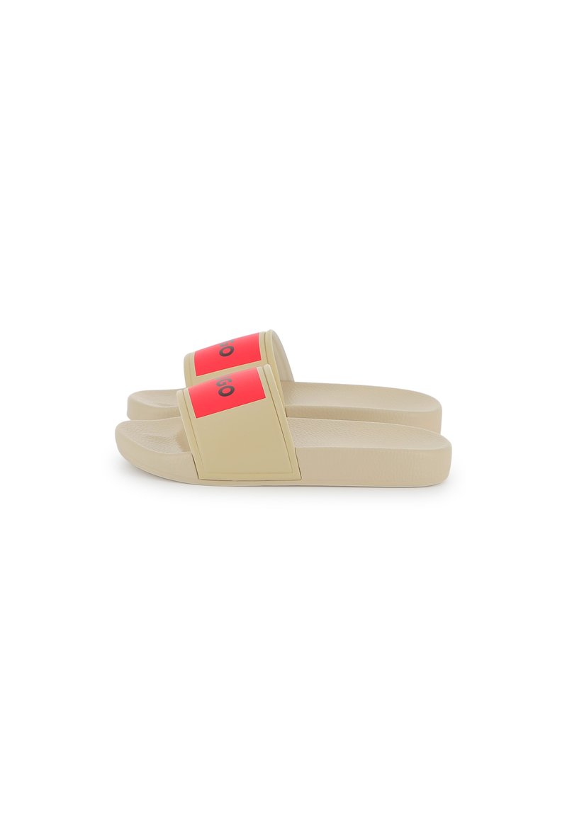 HUGO Kids - AQUA  - Pantolette flach - stone, Vergrößern
