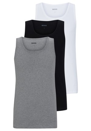 BOSS TANK CLASSIC 3 PACK - Undertröja - black