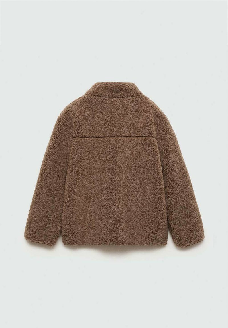 Mango Teddy Jacke Mango Kids Fleecejacke Brown/braun Zalando