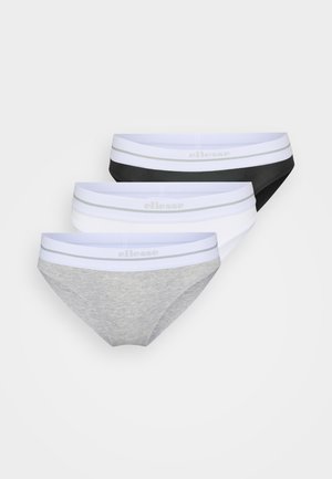 SOLOFRA BRIEF 3 PACK - Nohavičky/Slipy - white/black/grey melange