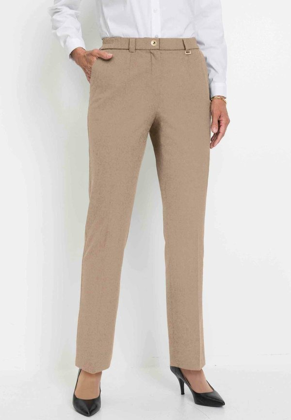 ANNA - Stoffhose - beige