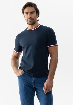 mey SERIE STRIPES - Nachtwäsche Shirt - yacht blue
