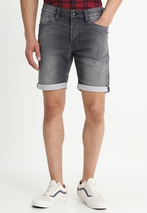 Farkkushortsit - grey denim
