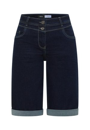 Cecil, HIGH-WAIST WIDE-LEG SHORTS IN A LOOSE FIT - Short en jean - rinsed wash