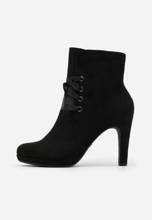 Bottines à talons hauts - black