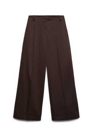Calliope, PANTALONE LUNGO TINTA UNITA - Stoffhose - cioccolato scuro