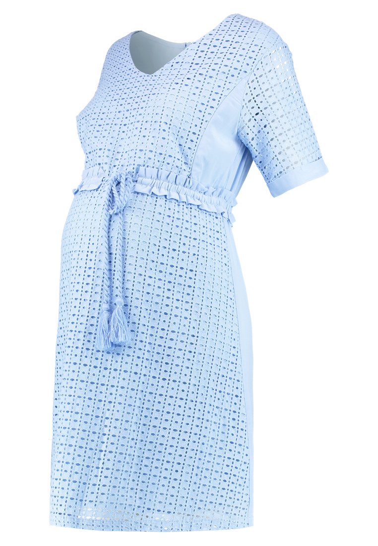Spring Maternity Jurk blauw Spring Maternity Jurk blauw