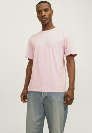 Jack & Jones 2-ER SET LOGO JORVESTERBRO - T-Shirt print - rosa