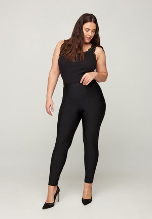 Leggings - Trousers - black