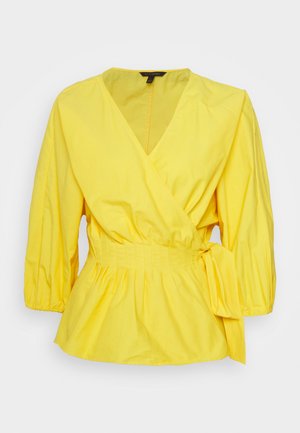 ARCHITECTURAL PLEATED - Blouse - yellow umbrella