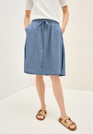 IN WASHED-OPTIK - A-Linien-Rock - blau
