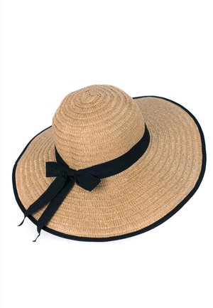 HotSquash STRIPE DETAIL  - Hat - dark beige