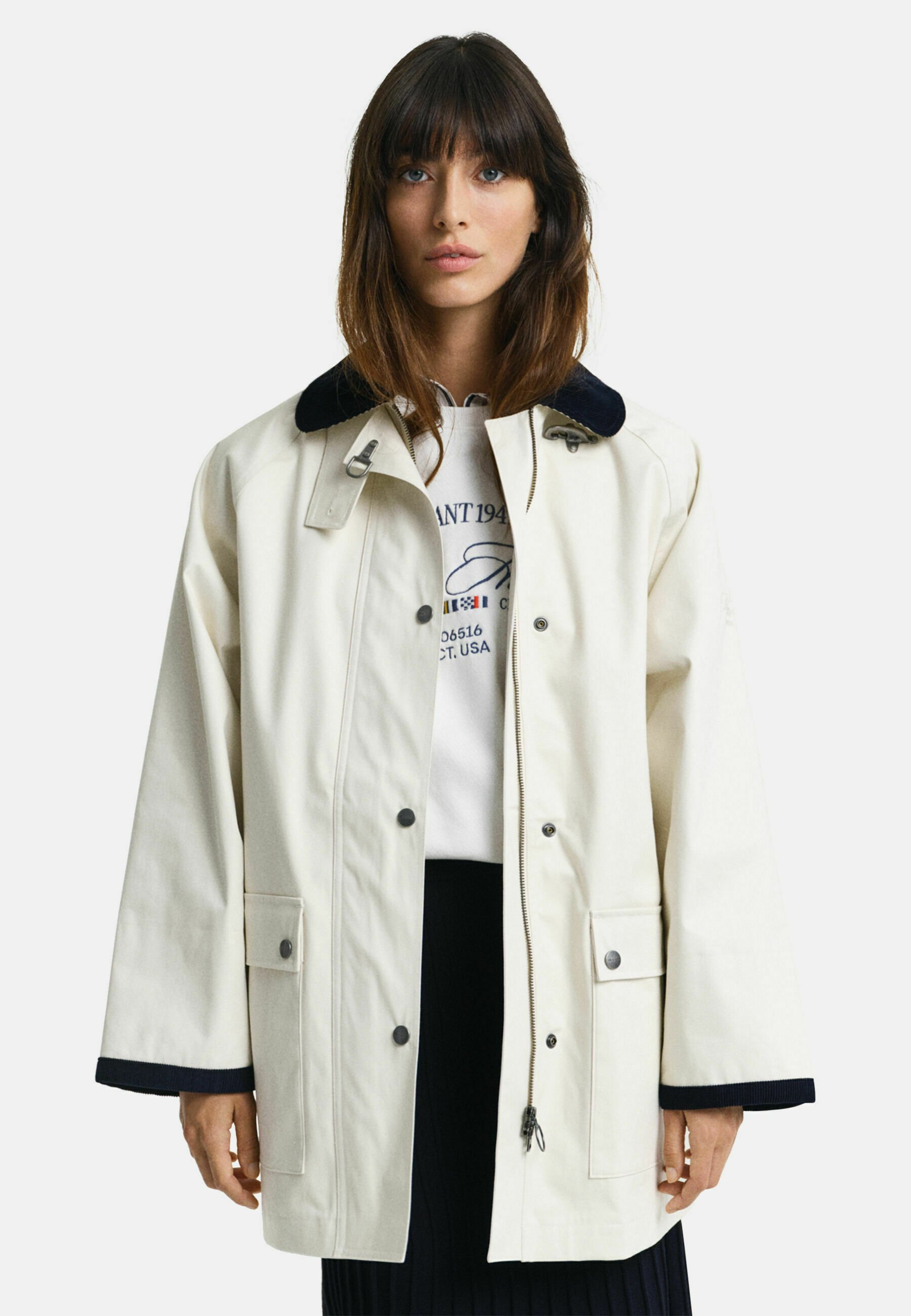 GANT Kurzmantel linen/beige Zalando