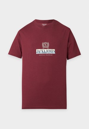 Jack & Jones, JORFREDERIKSBERG GRAPHIC BOX TEE  - T-shirt imprimé - chocolate truffle