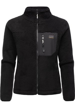 Jachetă din fleece - black