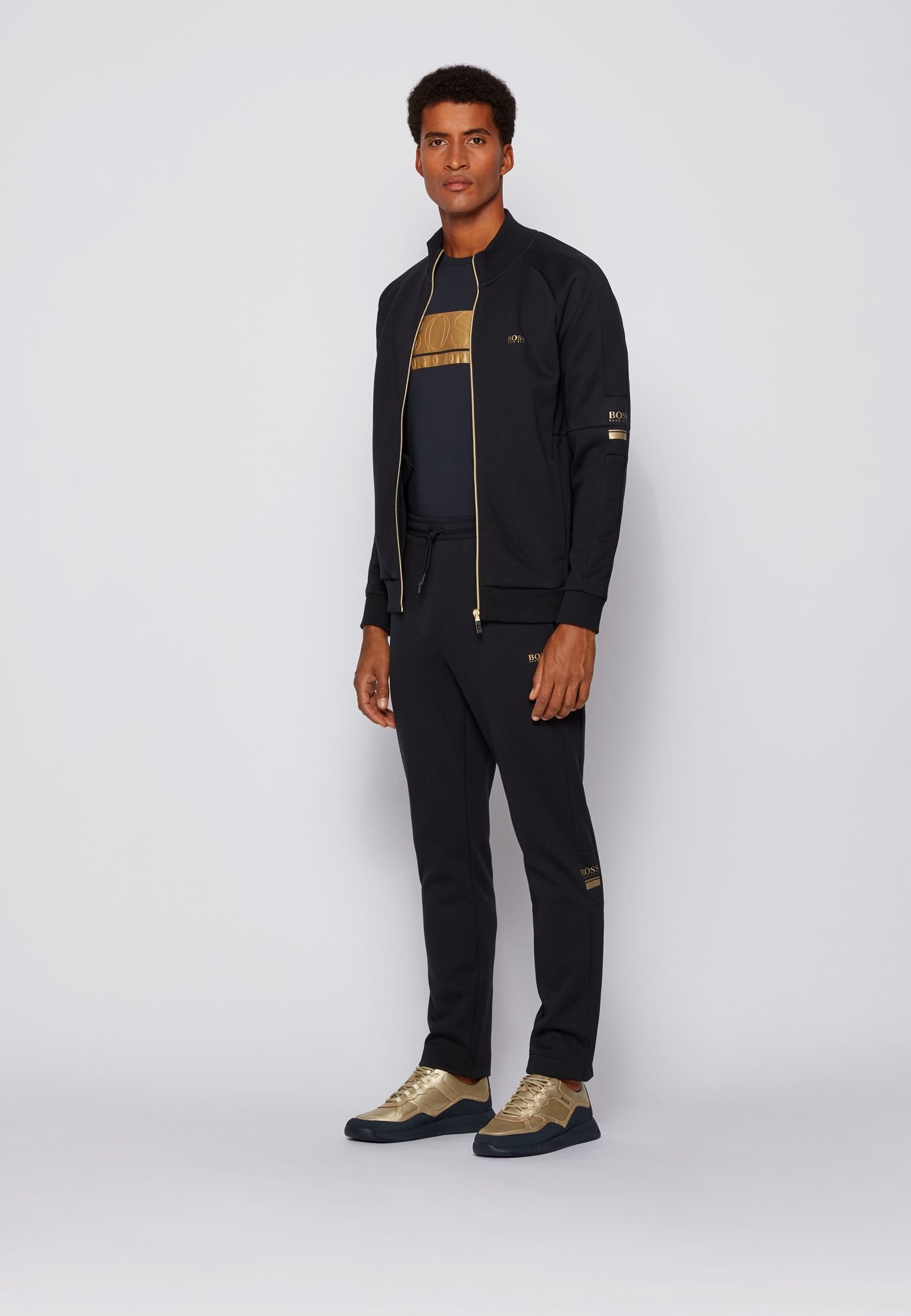 BOSS Sneakers laag - gold/goudkleurig - Zalando.nl