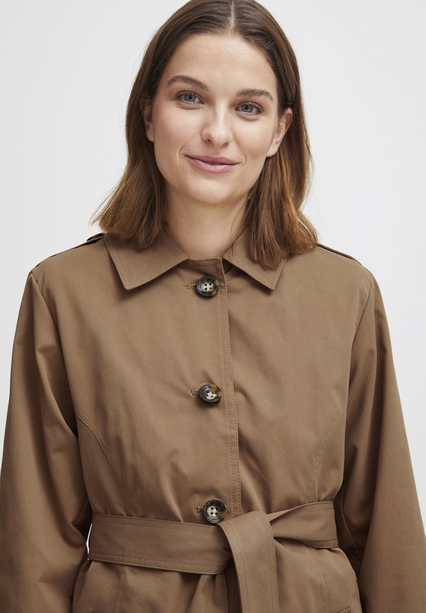 AMONA JAS - Trenchcoat - tiger eye4