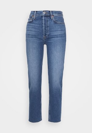 STOVE PIPE - Traperice ravnih nogavica - blue denim