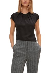 comma Bluse - schwarz