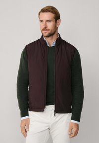 Hackett London Weste - dark brown