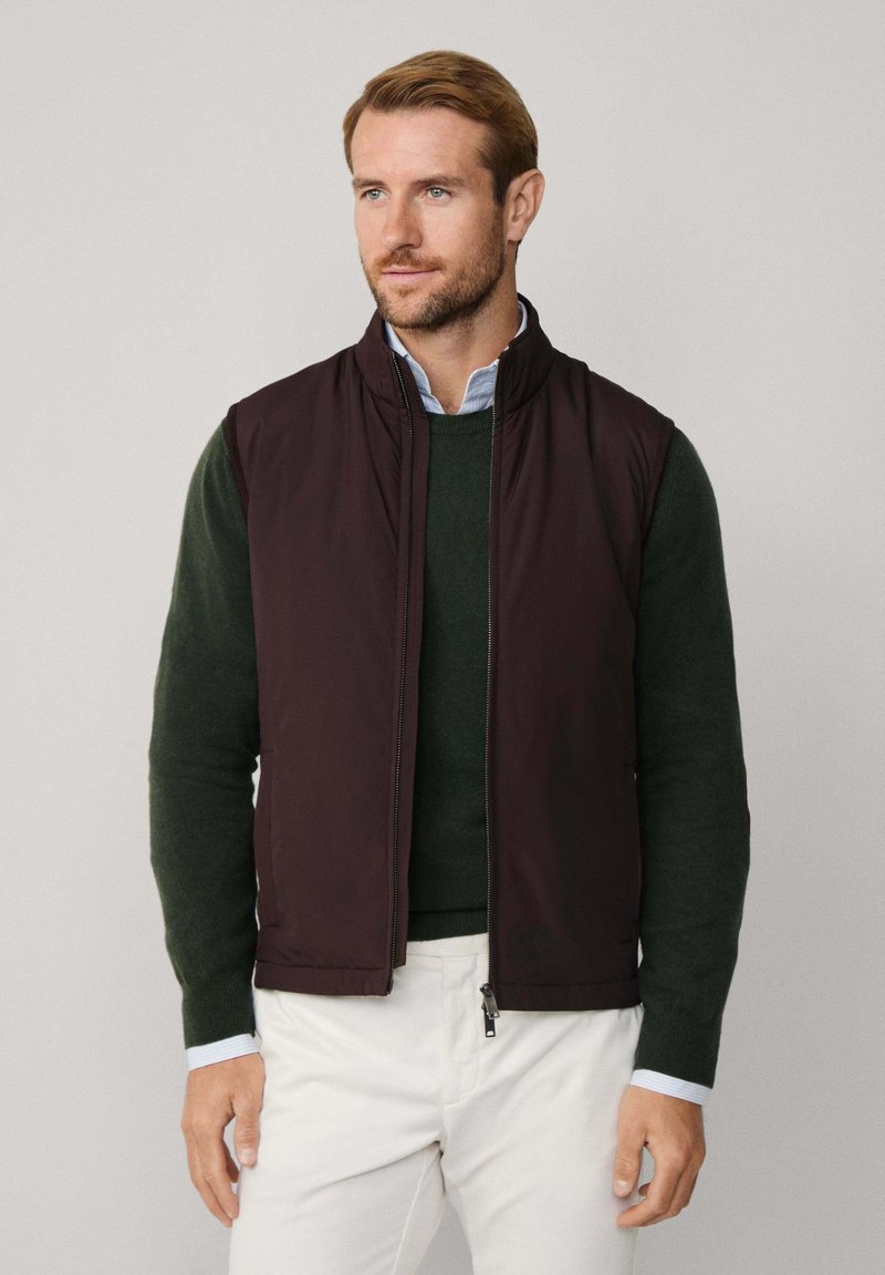 Hackett London Weste - dark brown