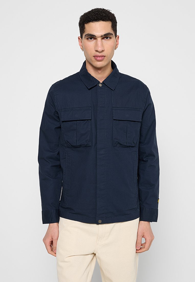 Lyle & Scott Lichte jas donkerblauw