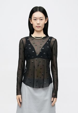 FUNALE - Top s dlhým rukávom - schwarz