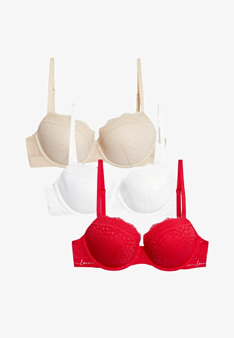 Marks Spencer 3 PACK LACE MESH WIRED BALCONY BRAS Bustier marks-spencer-3-pack-lace-mesh-wired-balcony-bras-bustier