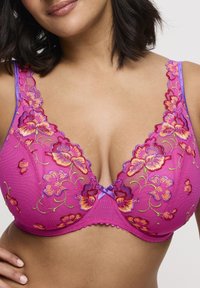 PrimaDonna DEVDAHA HALF PADDED PLUNGE - Kaarituelliset rintaliivit - very berry