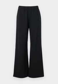 Hollister Co. WIDE LEG - Παντελόνι φόρμας - casual black