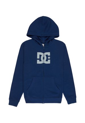STAR - HOODIE - Sweatjacke - bsw estate blue