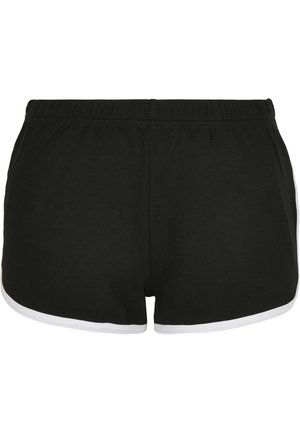 Urban Classics INTERLOCK RETRO HOT - Szorty - black/white