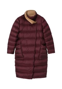 Pūkinis paltas - red